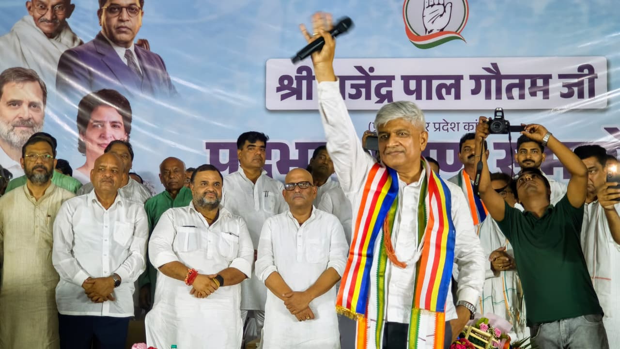 यूपी कांग्रेस में प्रभारी राजेंद्र पाल गौतम की नियुक्ति बाद प्रथम लखनऊ आगमन