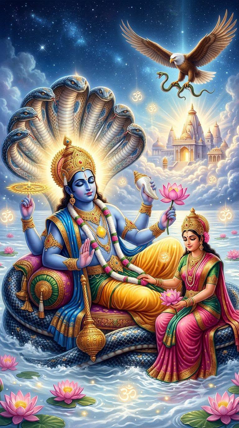 भगवान विष्णु के स्वरूप के हर एक पहलू का वास्तविक और आध्यात्मिक अर्थ 9 vishnu