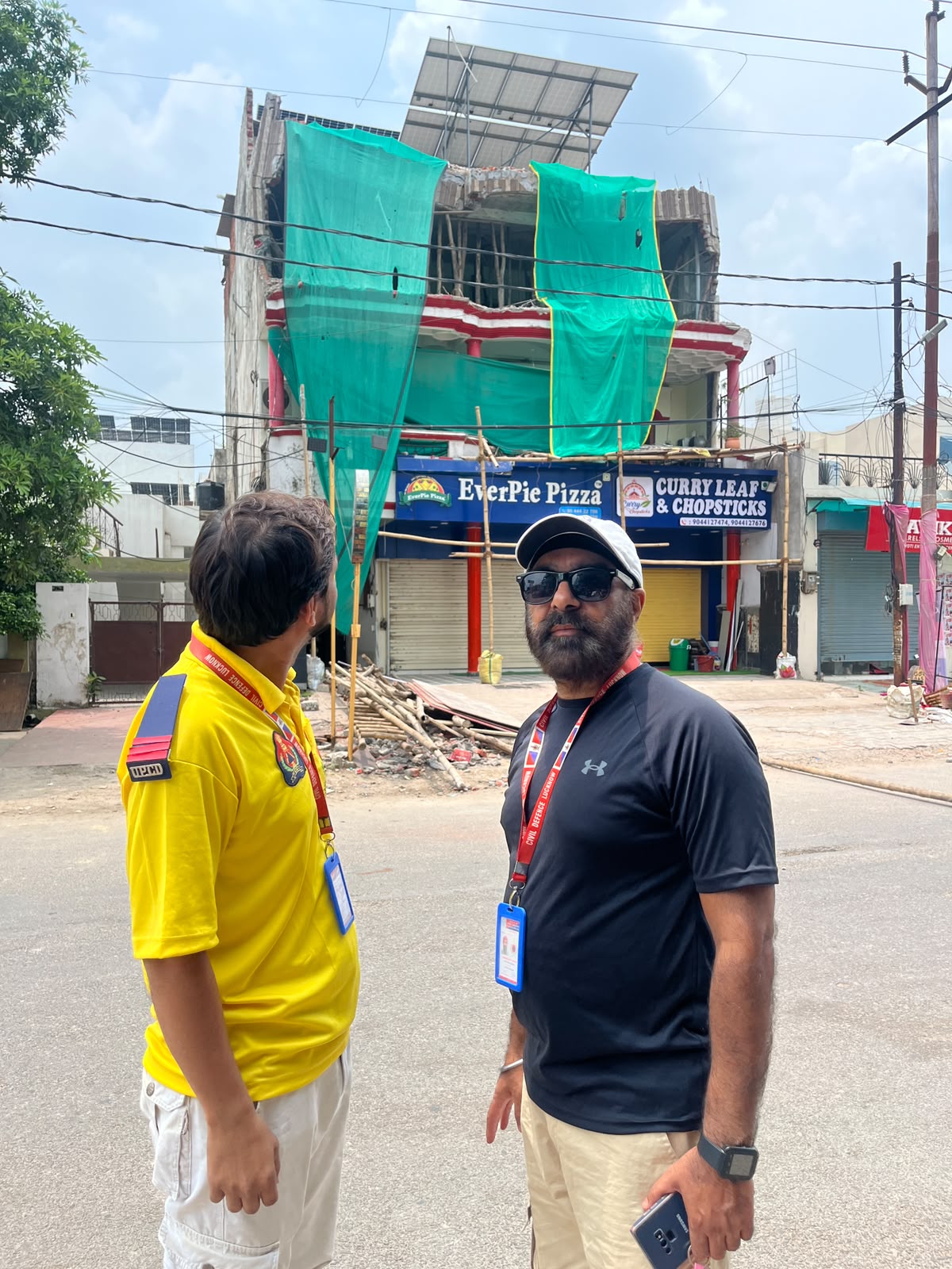 विकासनगर में भवन क्षतिग्रस्त, सिविल डिफेंस और पुलिस ने संभाला मोर्चा 4 9 1